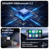 2 in1 Wireless CarPlay AI Mini Android Auto Box Plug&Play Automatic Connection Compatible with 99% of Cars with OEM Wired CarPlay