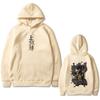 Anime Demon Slayer Hantengu Hoodie Men's Women's Cartoon Casual Fleece Pullover Hoodies Male Oversized Tracksuit