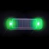 Universal Solar Powered Warning Strobe Light Wireless Vibration Sensor Anti Rear End Signal Lamp For Car Auto Motorcycle