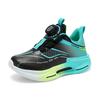 Youth Sneakers 2025 Autumn Rotating Button Comfortable Double Mesh Breathable Older Children Lightweight Slow Shock Running Shoes