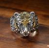 925 Silver Ring Vintage Animal Luxury High Quality For Men Women Wedding Fine Jewelry Accessories Party Gift Fashion