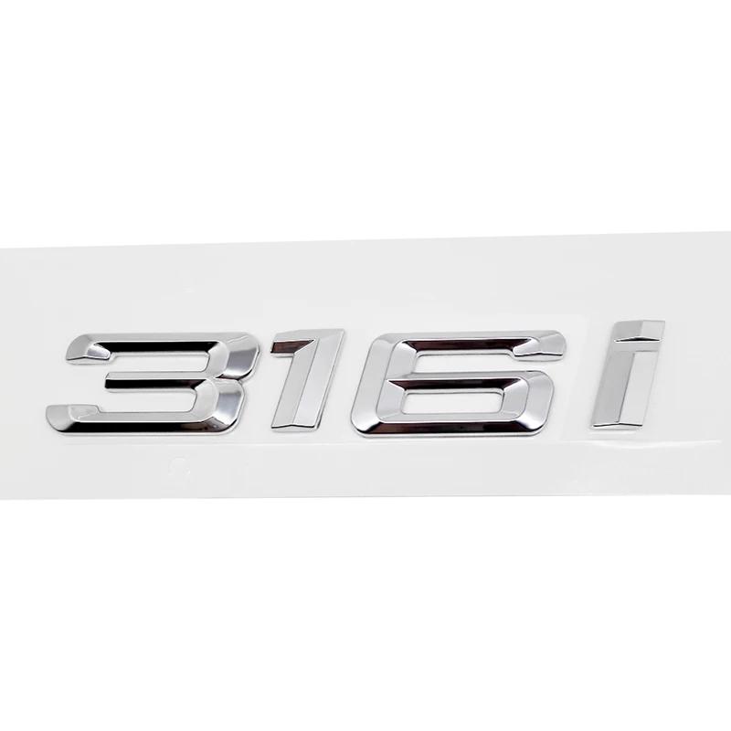 ABS Car Rear Trunk Letters Logo Badge Emblem Sticker For BMW 3 Series 316i 320i 325i 328i 330i 335i E46 E90 E91 F30 F31 F34 G20