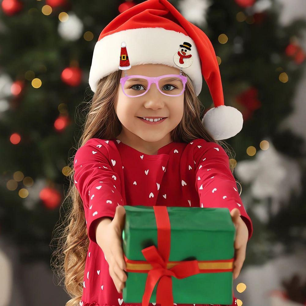Flashing Christmas Fluorescent  Glasses Colorful Glowing Glasses  Cosplay