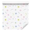 Wallpaper Colorful Pattern and Stars for Living Room and Bedroom 50x1000
