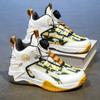 31-40 Children's Large Size Anti Slip and Wear-resistant Fashionable Sports Shoes High Top Basketball Shoes