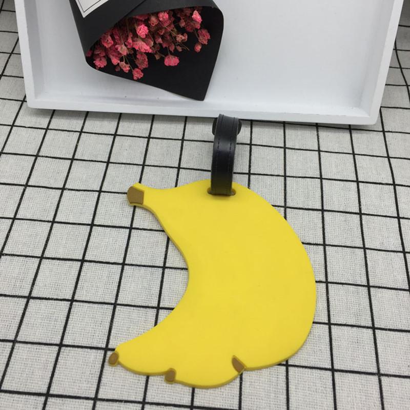 Fruit Cartoon Silicone Luggage Tag for Women/Men Suitcase ID Address Holder Boarding Tag Portable Label Travel Accessories