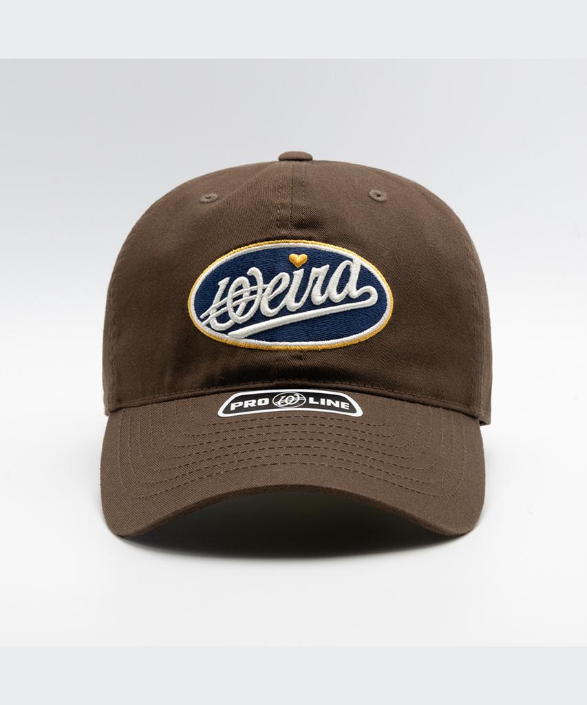 Wieoldeuwoldeu Circle Logo Wappen Ball Cap Brown