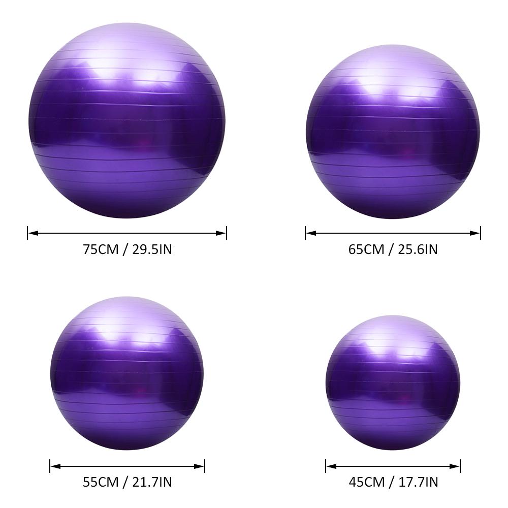 Minge de Yoga Anti-Explozie Îngroșată Stabilitate Minge de Echilibru Pilates Barre Fitness Fizic Minge de Exerciții