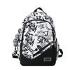 Graffiti Print Small Fresh Backpack Trend Simple Fashion High School Student Large Capacity Schoolbag College Student Couple