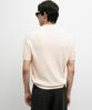 Masimodutti Zipper Collar Knit Polo Sweater