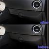 Carbon Fiber Front Right Glove Box Panel Sticker For Fiat 500 2012 2013 2014 15