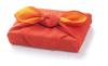 Musubi Reversible Silk Yuzen Sharkskin-Pattern Furoshiki Wrapping Cloth, 68 Cm, Made In Japan
