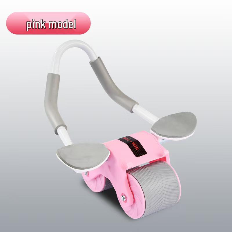 Multi-use Automatic Rebound Ab Wheel Trainer - Elbow Support for Home Abs Workout