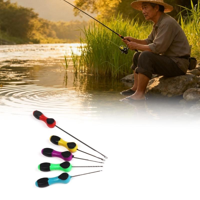 Baiting Drill Lure Rigging Needle Hook 5pcs Boilie Needle Fishing Baiting Needle Fishing Equipment Accessory Portable