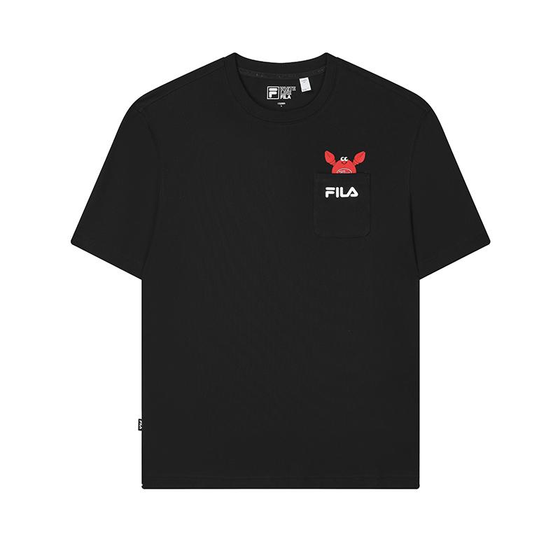 

New FILA T Shirts Men s Black F51M429103FBK 175/96A/L