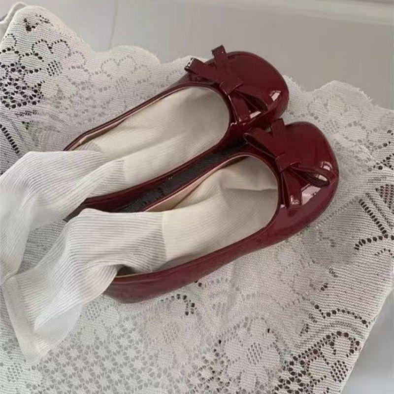 Pantofi de damă la modă versatili de nișă casual pantofi de bunicuță zână zână vânt gură puțin adâncă fundă pantofi simpli modele noi de vară și toamnă