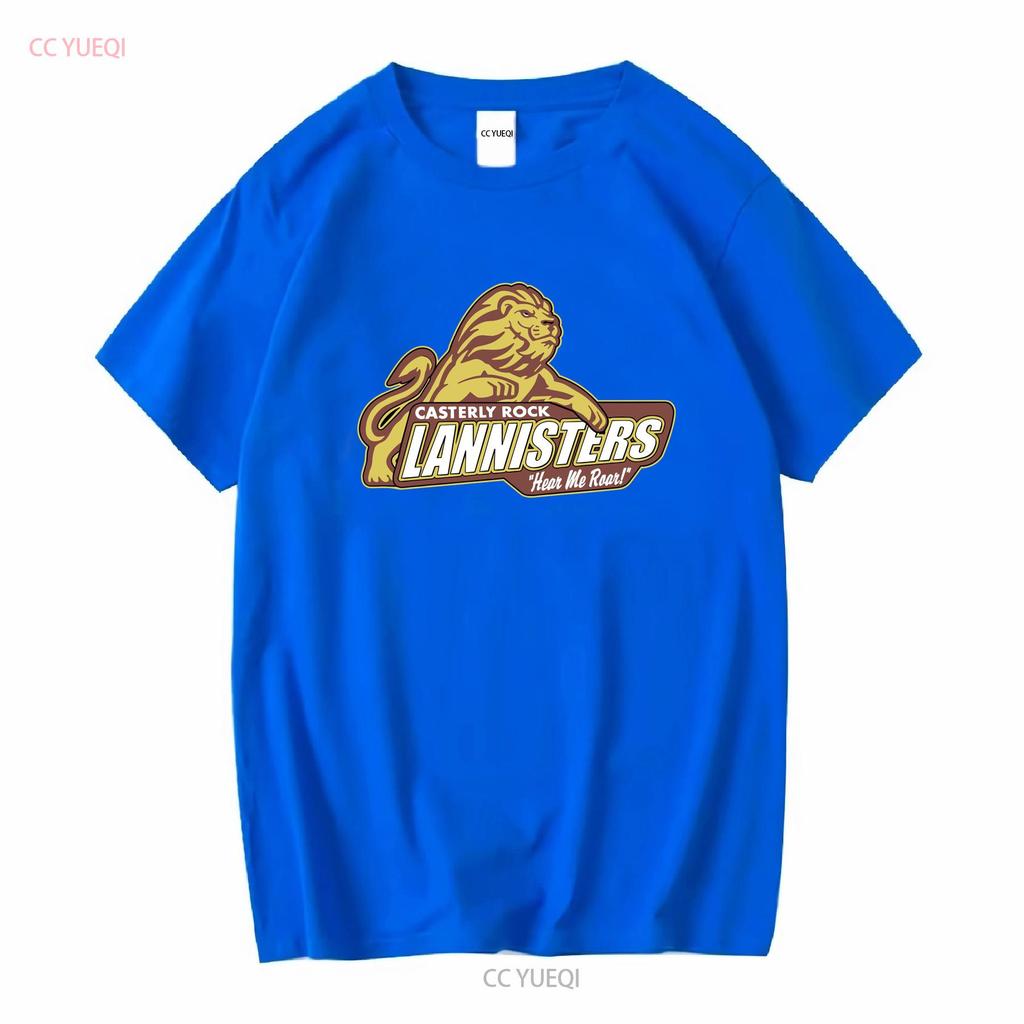Casterly Rock House Lannister T Shirt 100 Cotton vintage Washed Stretched Top For Everyday Wear Casual Stylish homme Soft
