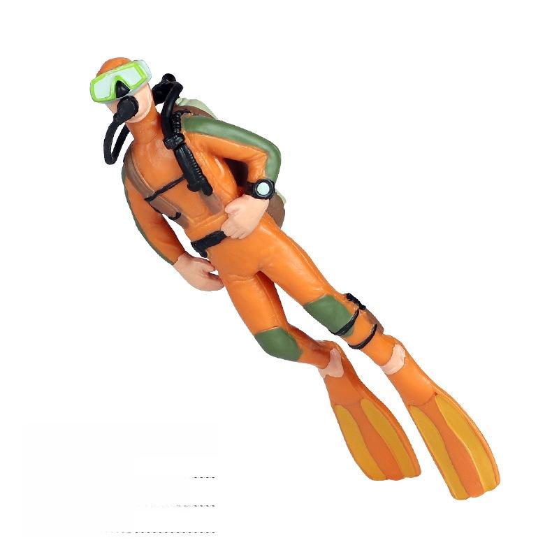 Farm Pasture Simulation Plastic Doll Model Ornament Farmer Worker Animal Woman