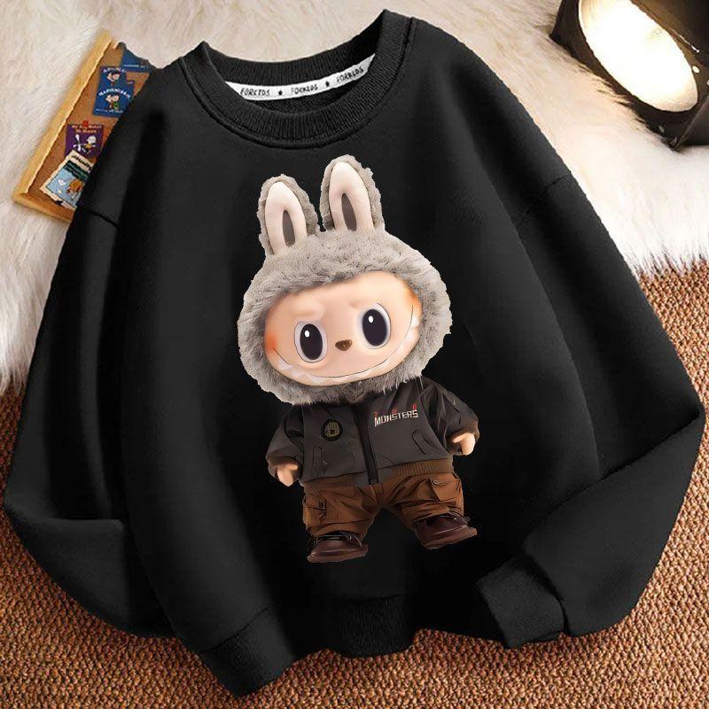 

Свободные толстовки для детей, модные куртки с длинным рукавом для мальчиков и девочек на весну и осень 120