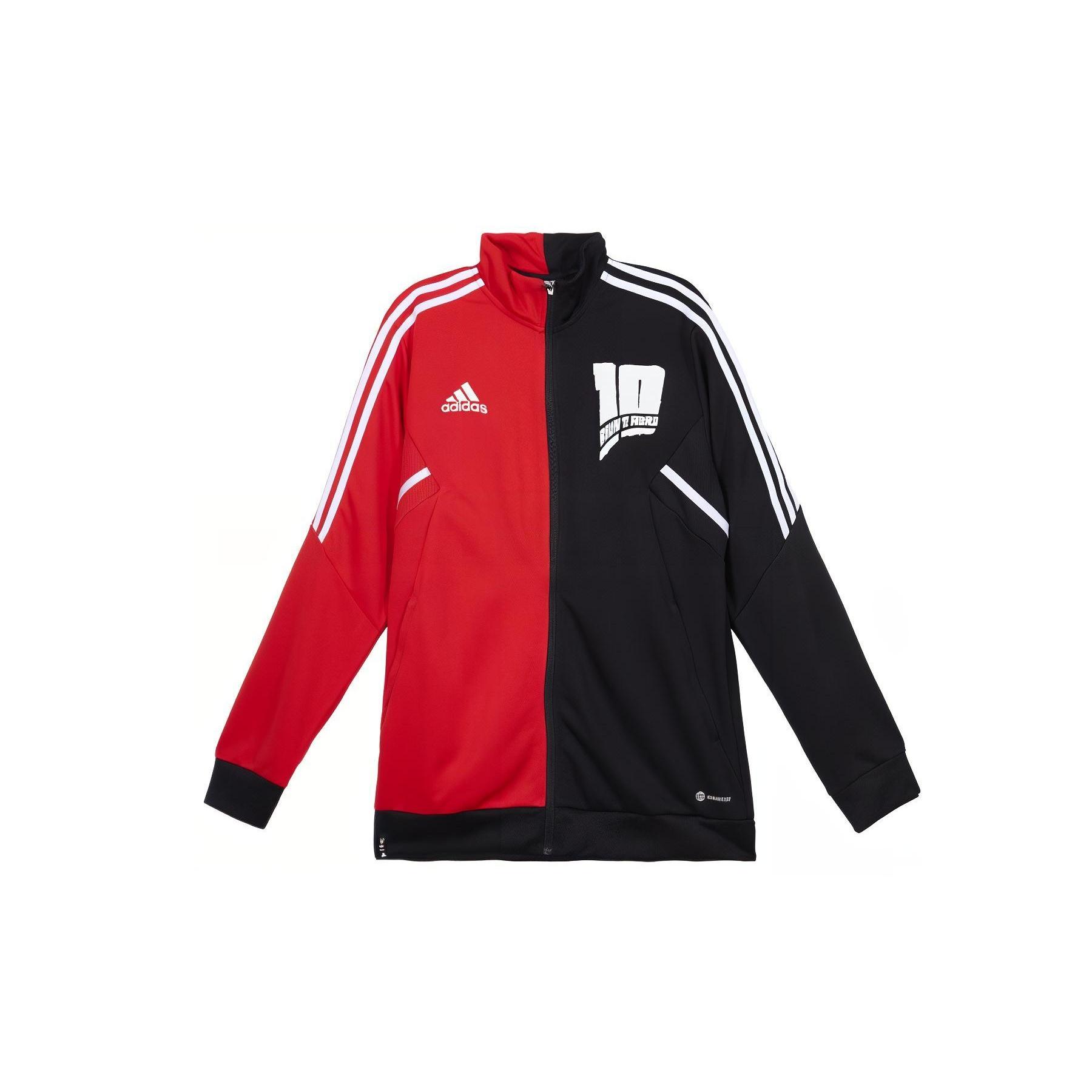 Men s adidas Logo Printing Pattern Slim Fit Zipper Cardigan Stand Collar Jacket Colorblock HI3789 XXL