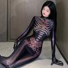 Sexy Lingerie Skull Onesie Zipper Free Uniform Temptation Cosplay Suit