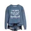 Oversized Womens Hoodie Loose Fit Cotton Blend Streetwear Long Sleeve Sweatshirt With Graphic Print