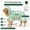 Coral fleece Pet Bathrobe Quick Drying Pet Robe Comfortable Dog Drying Coat  Cat