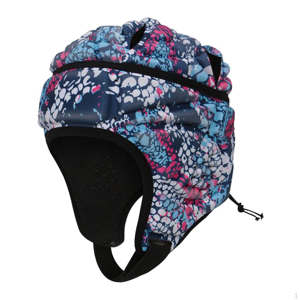 Nastavitelná ragbyová helma pro bezpečnost ve fotbale a baseballu