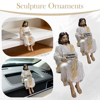 Desktop Ornaments, Car Dashboard Decorations, Home Desk Decorations, Christ Statues, With Slogans, Unique Spiritual Gifts.