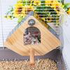 Parakeet Nesting Box Wood Bird Cage House Easy To Clean Transparent Bird Nesting Box For Budgie Bird Breeding Box