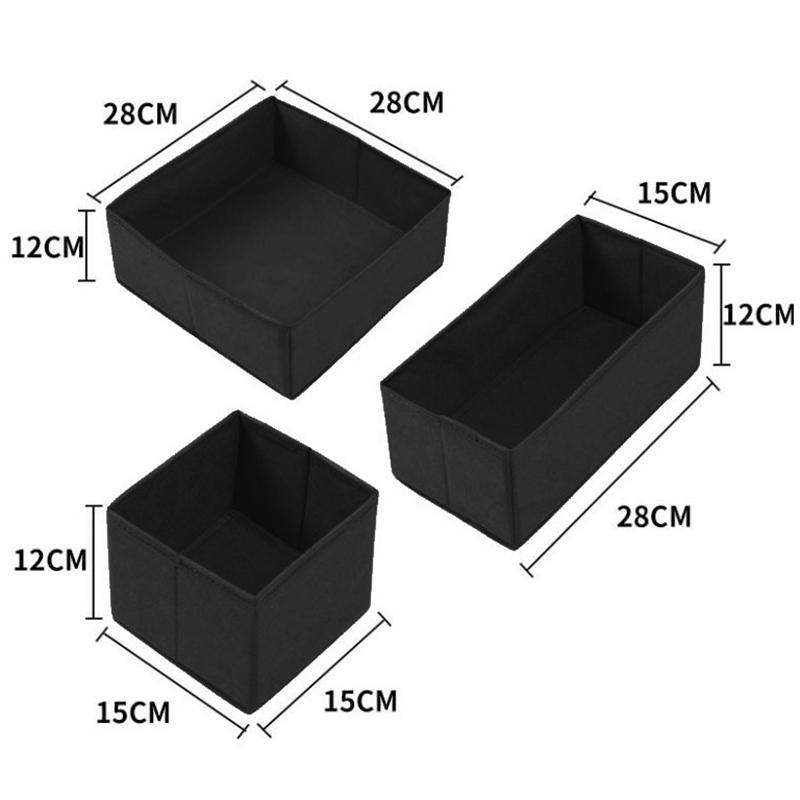 Clothes Organizer Storage Box Underwear Bra Socks Cabinet Drawer Organizer T-Shirt Storage Basket Wardrobe Storage Organizers