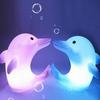 Cute Dolphin 7 Changing Colors LED Night Light Decoration Nightlight Children Kids Gift ADM