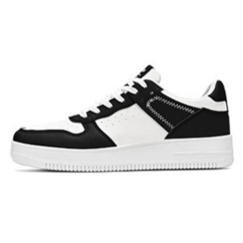 Men Low‑top White Skate Sneakers Casual Shoes for Male Students