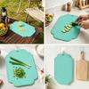 Folding Chopping Board 9.52 X 5.51 In Portable Cutting Board for Fruit Transfer Kitchen Use and Camp Cooking Tasks