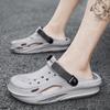 Summer Casual Sandals Shoes Men's All-match Wear-resistant Shoes Fashion Sandals Shoes for Men Men's Beach Baotou Sandals Hollow Breathable Mesh Shoes
