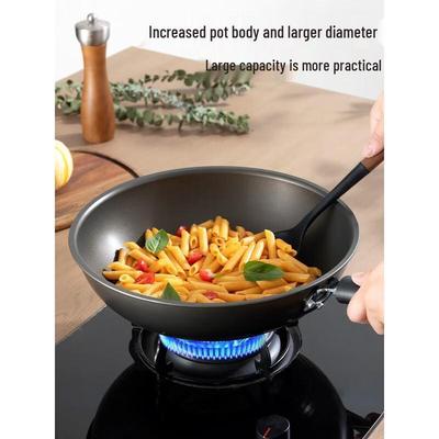 32cm Multi-purpose Flat Bottom Non-stick Wok