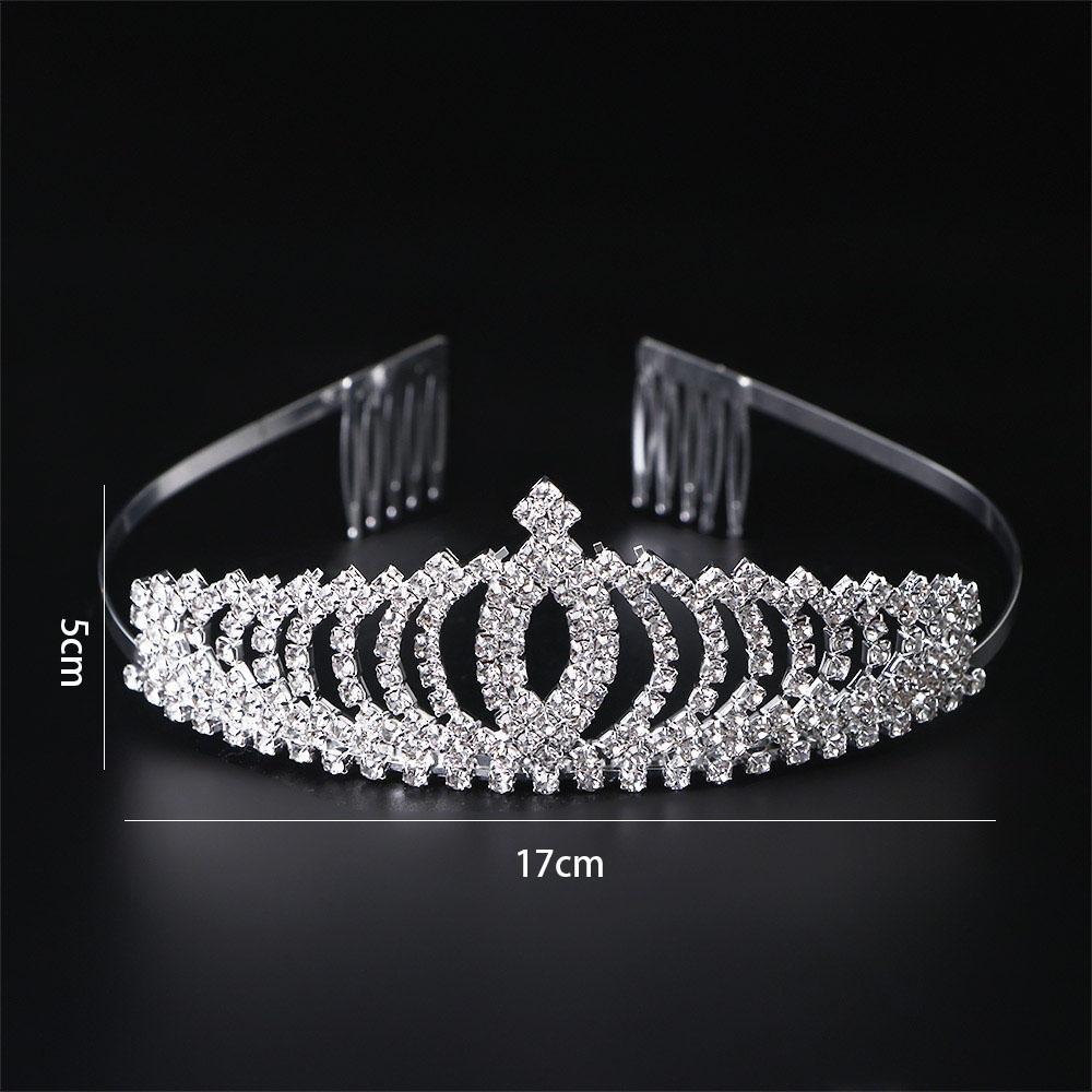 Kristall Haarspange Braut Kopfschmuck Akt der Rolle der Königin Haarschmuck Stirnband Prinzessin Diamantkrone Haarreif Kopfbedeckung