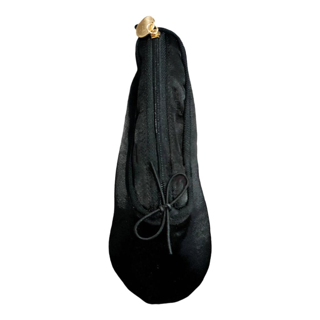 Ballet Shoe Makeup Bag and Pencil Case Fabric Texture Suitable for Students and Dance Lovers with Large Capacity Storage