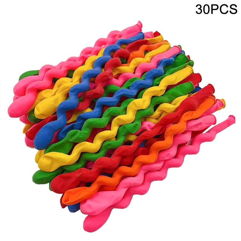 20/30/50Pcs Spiral Long Balloon Colorful Twist DIY Latex Balloon Wedding Happy Birthday Party Decoration Kids Favors Toys Gift