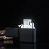 Men's Frosted Double Flame Creative Lighter - Inflatable Cigarette Accessories.