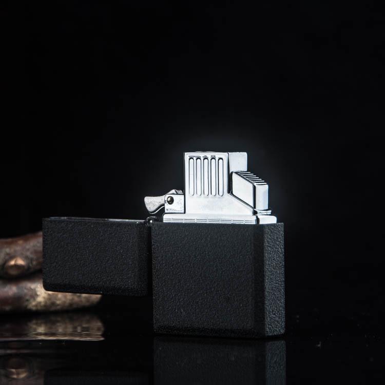 Men's Frosted Double Flame Creative Lighter - Inflatable Cigarette Accessories.