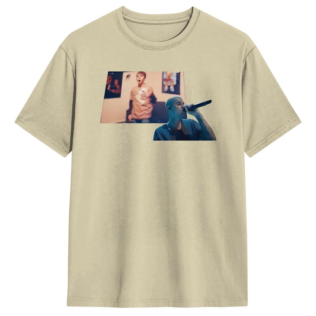 Unisex T Shirt JJustins BBiebers Singing With You TShirts Harajuku Summer Tee Shirt Streetwear 100 Cotton Clothing Gift