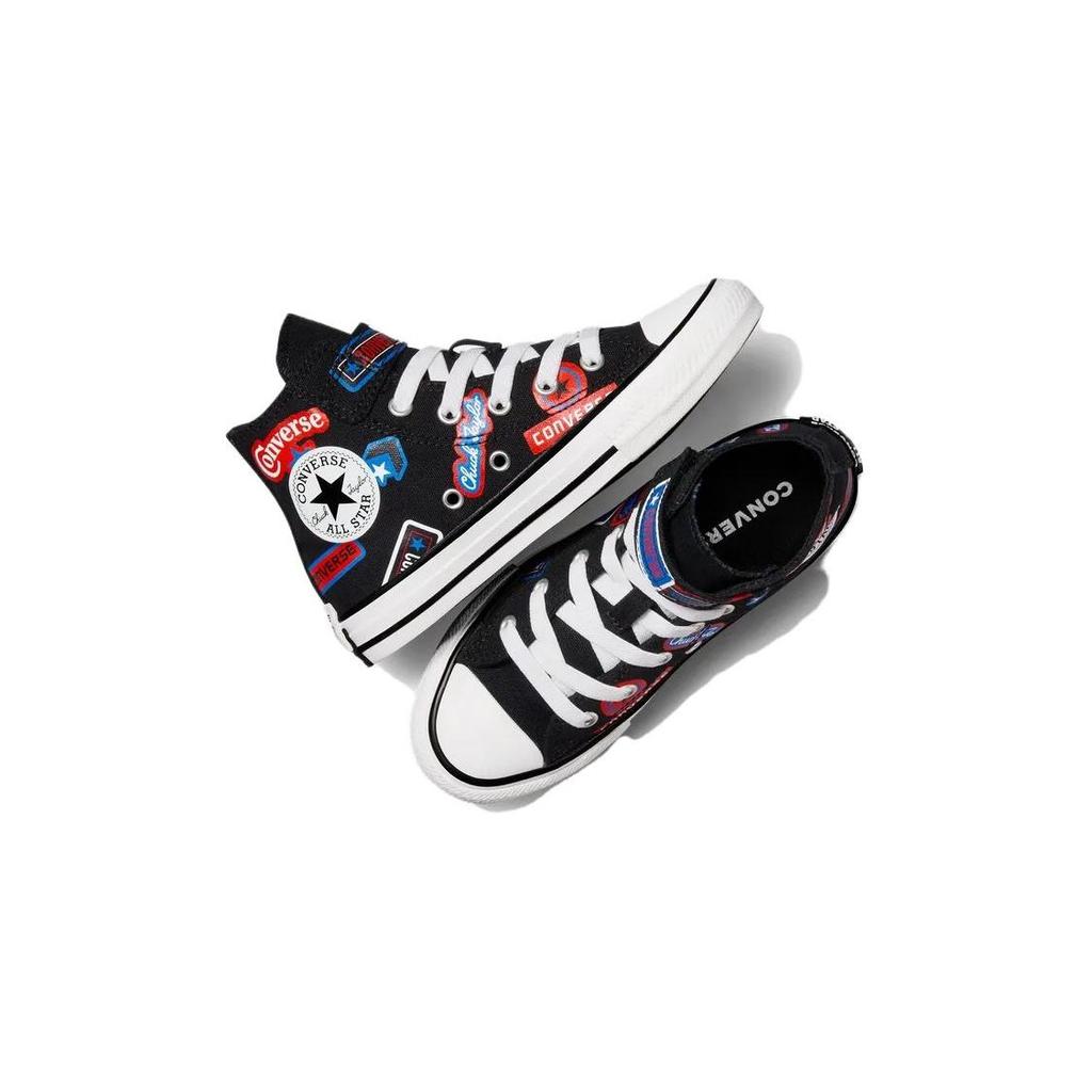 Converse All Star 1V High Top Kids Canvas Shoes Kids Sneakers Black A06356C