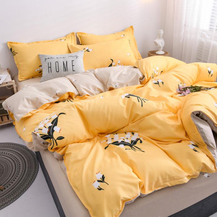 Nantong Aloe Vera Cotton Student Dormitory Summer Bedding Set