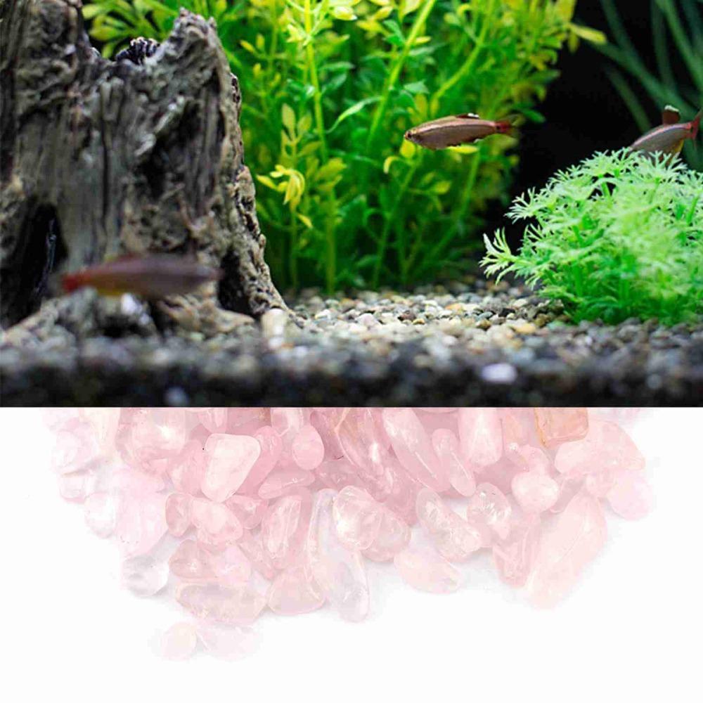 

100 grams 5-7mm Crushed Stone Fragments Small Decorative Rocks Tumbled Stone Chips Altar Decoration рожевий