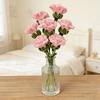 Fertiger Pfeifenreiniger Künstliche Nelke Handgefertigt Konserviert Künstlicher Blumenstiel Plüsch-Drehstock Florale Dekoration Geschenk für Frauen zum Muttertag