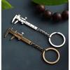 Mini Vernier Caliper Keychain Pendant, Compact and Portable Alloy Measuring Tool, Practical Key Jewelry