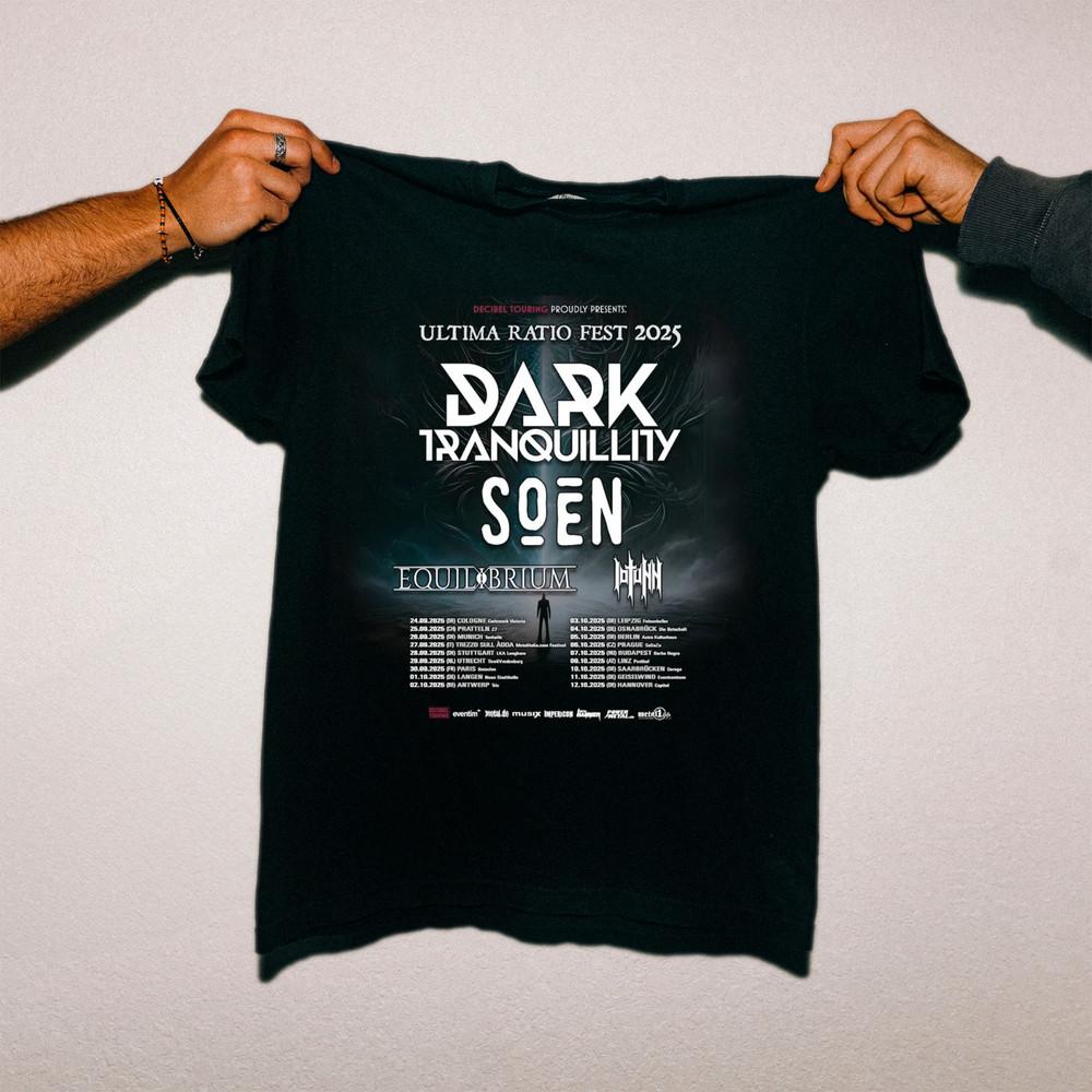 DARK TRANQUILLITY fall 2025 European tour T-shirt Unisex Tee All sizes LI2087 Unisex T-Shirt XXXXL