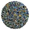 100 Van Gogh's Starry Sky Graffiti Stickers Car Mobile Phone Water Cup Decoration Stickers Waterproof Creative Suitcase Stickers