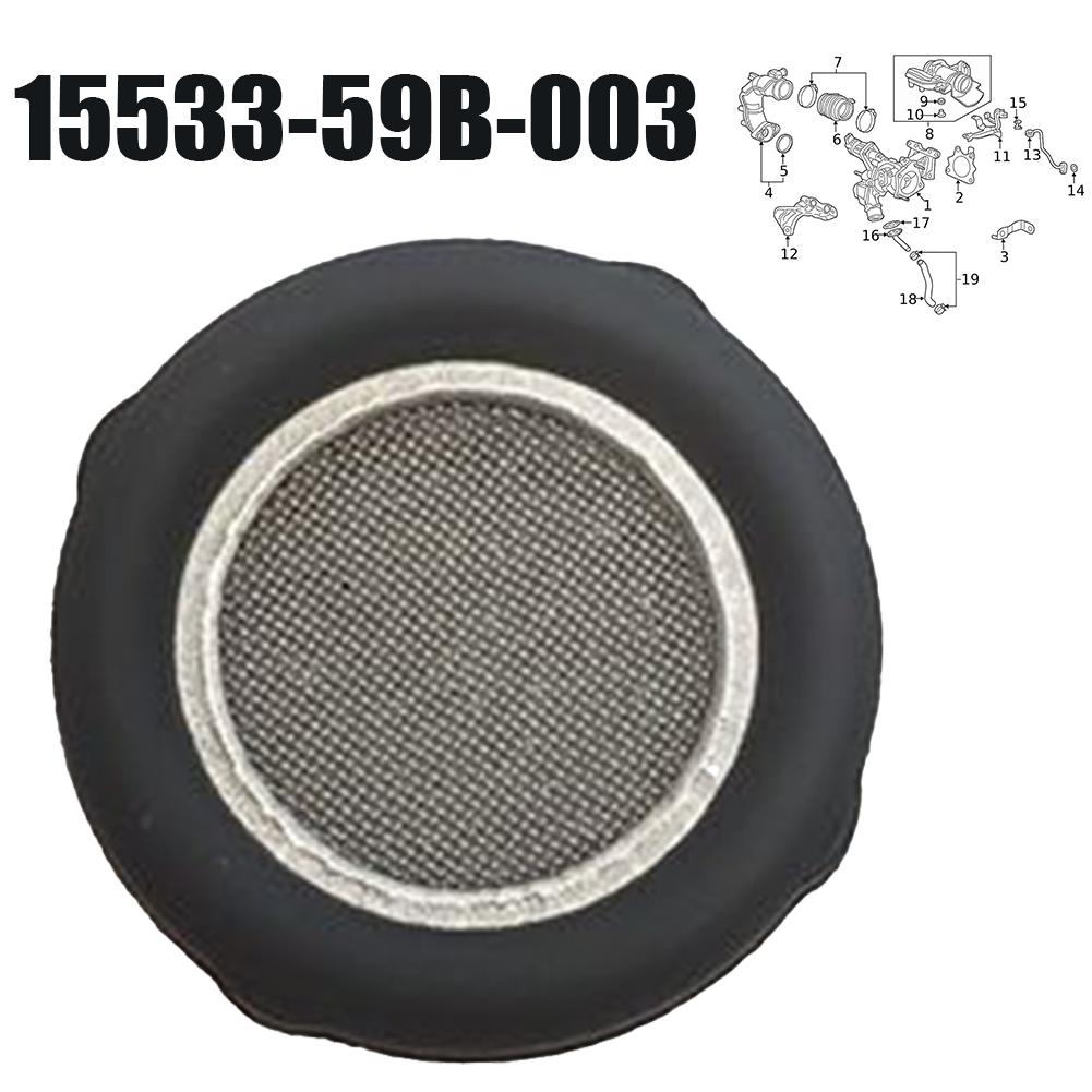 For CR-V 17-22 Oil Feed Filter Turbocharger Oil Feed Filter Turbocharger 15533-59B-003 Black For CRV For Honda
